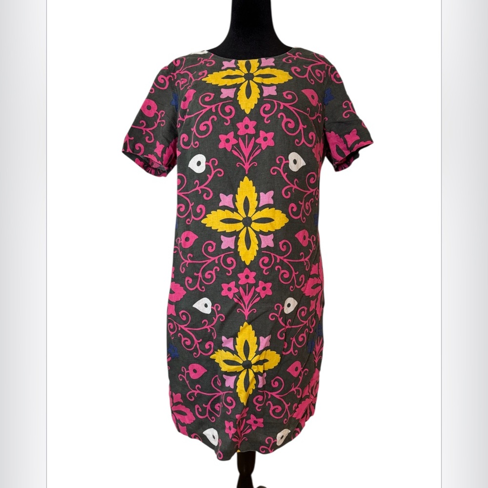 Boden Pink and Yellow Floral Dress